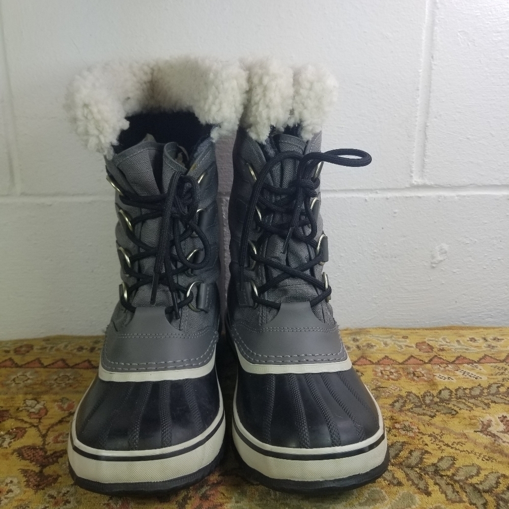 Sorel Winter Carnival waterproof gray white winter snow boots - Picture 7 of 12